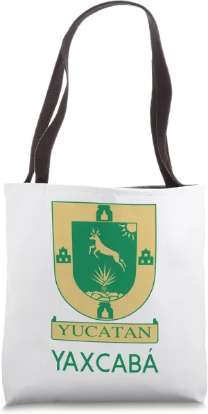 Yaxcaba Yucatan Estado De Mexico Escudo Eagle Aguila Tote Bag