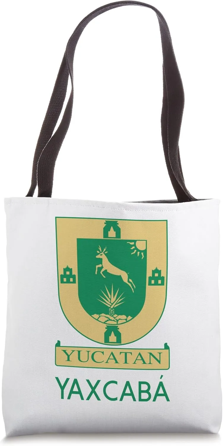 Yaxcaba Yucatan Estado De Mexico Escudo Eagle Aguila Tote Bag