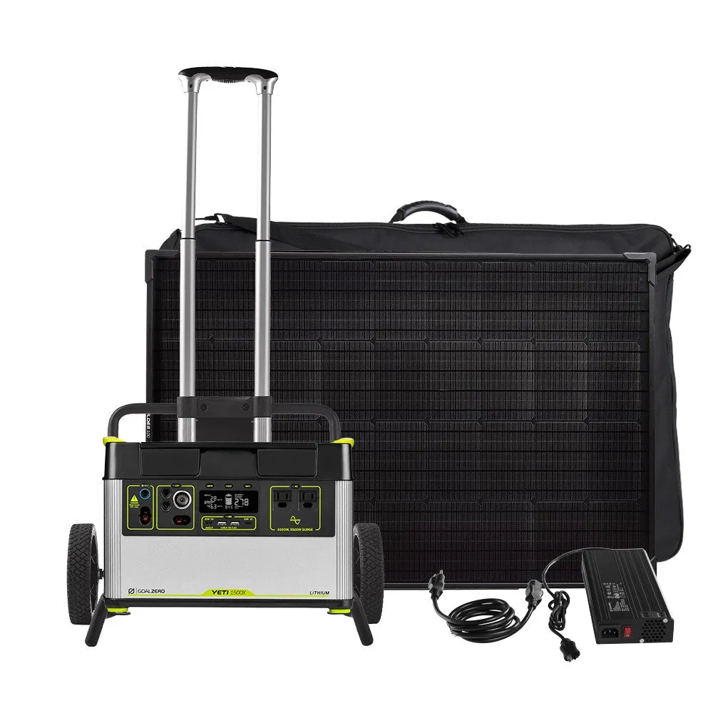 Yeti 1500X   (4) Boulder 100 Solar Generator