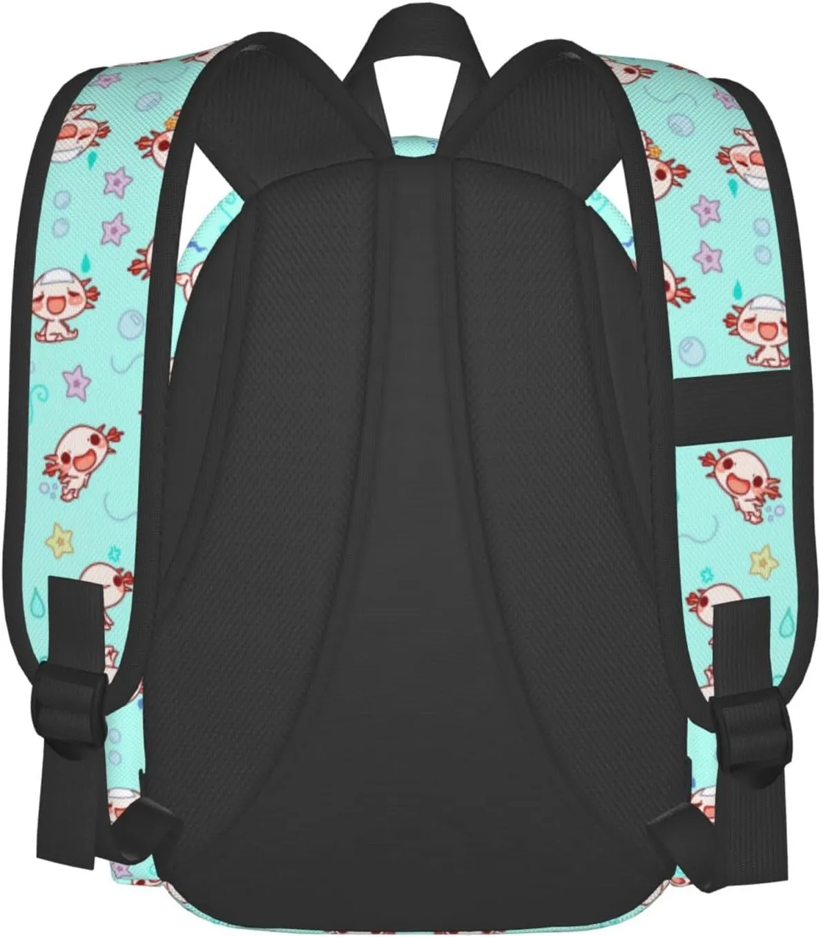 YISHOW The Axolotl Kawaii Classic Backpack With Adjustable Padded Shoulder Straps For College Travel Work For Men Women