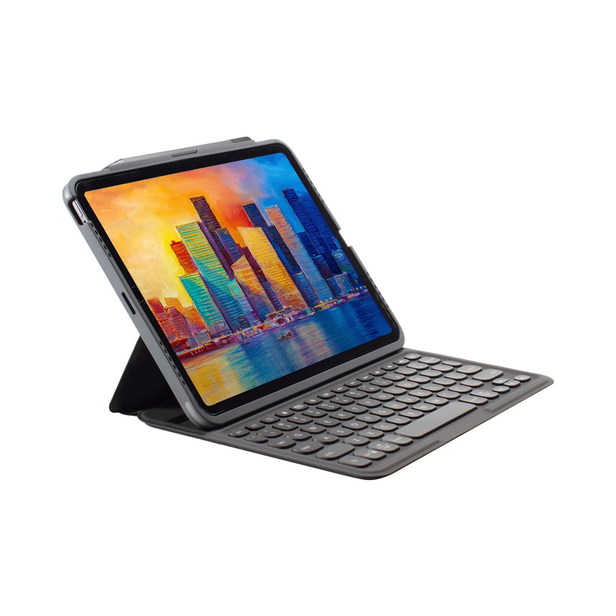 ZAGG Pro Keys Keyboard Case for iPad 12.9 (5th-6th Gen) - Charcoal