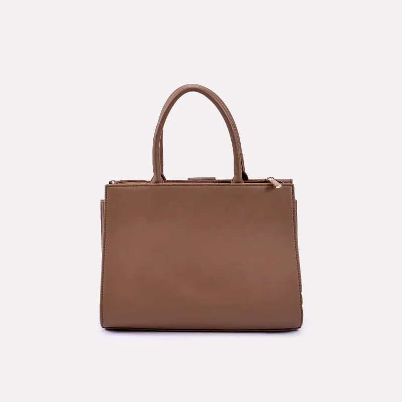 Zephyr Brown Casual Hand Bags 0331033