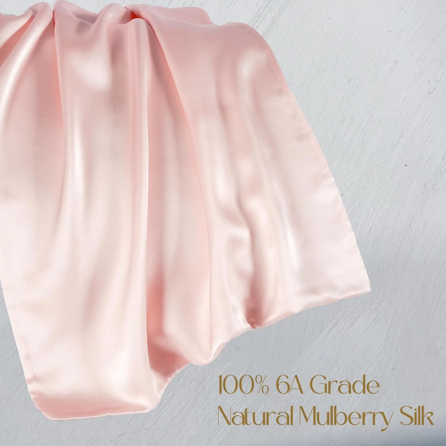 ZIMASILK 100% Pure Mulberry Silk Pillowcase for Hair and Skin Health,Soft and Smooth,Both Sides Premium Grade 6A Silk,600 Thread Count,with Hidden Zipper,1pc (King 20''x36'',Pink)