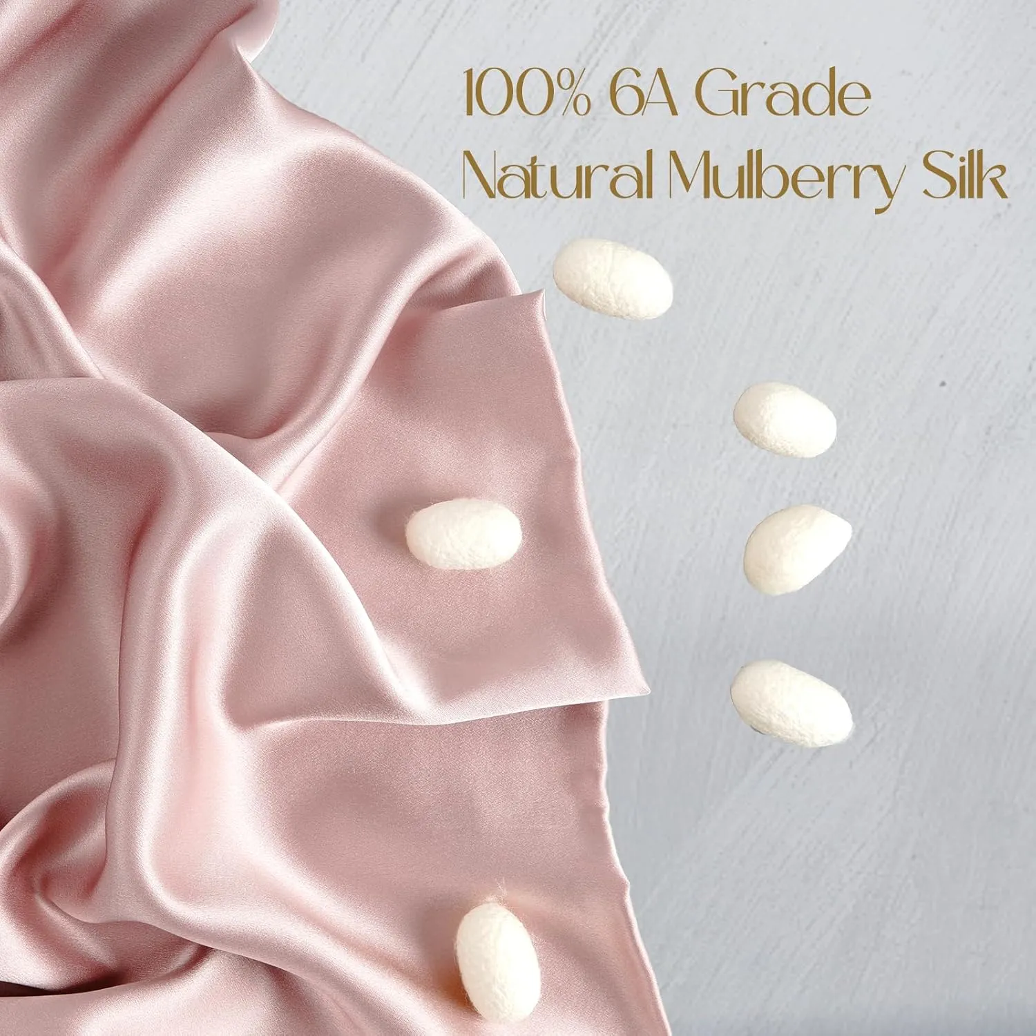 ZIMASILK 100% Pure Mulberry Silk Pillowcase for Hair and Skin Health,Soft and Smooth,Both Sides Premium Grade 6A Silk,600 Thread Count,with Hidden Zipper,1pc (Queen 20''x30'',Light Plum)