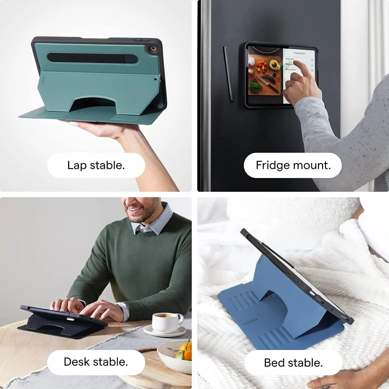ZUGU CASE for iPad 10.9 Inch Case iPad 11th/10th Generation (A16 2025/2022), Magnetic Stand & Sleep/Wake Cover for 11th/10th Gen iPad, Model #s A3354, A3355, A3356, A2696, A2757, A2777, Desert Rose